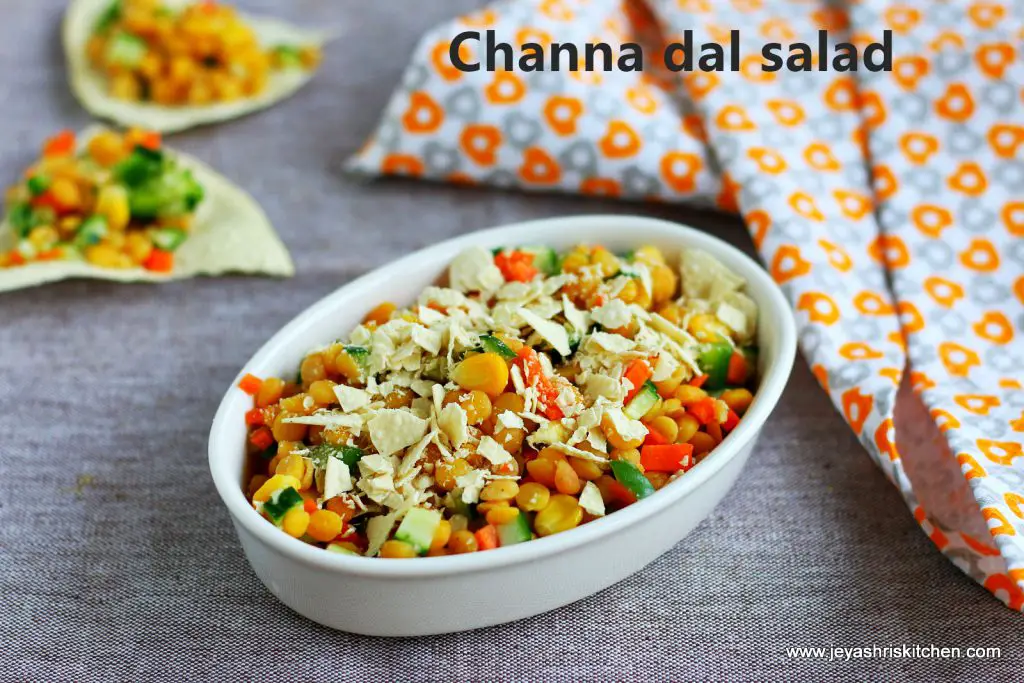 Channa dal salad Channa dal salad