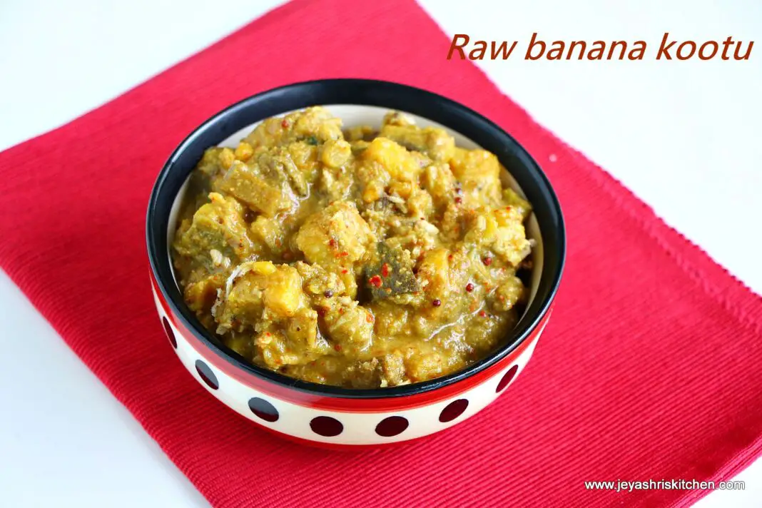 raw banana kootu