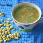 sweet corn veg soup