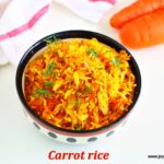 carrot rice recipe