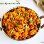 cauliflower keema masala