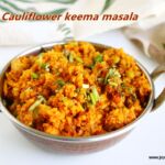 cauliflower keema masala