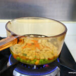 Coriander lemon veg soup