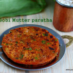 gobi-mutter-paratha