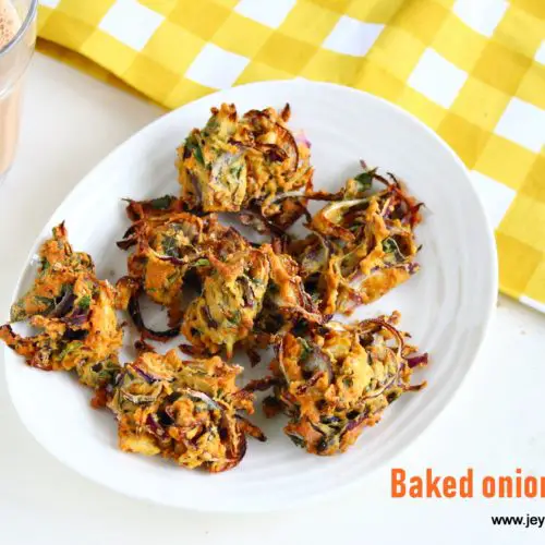 Learn How To Make Crispy Baked Onion Pakora Recipe