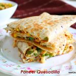 Paneer quesadilla