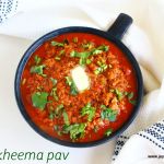 Soya kheema pav