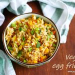 Vegan egg fried rice