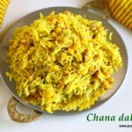 Chana dal pulao