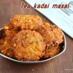 Tea kadai masal vadai