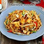 Thai style noodles