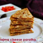 Rajma cheese paratha