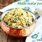 Methi matar pulao