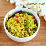 Lemon poha recipe