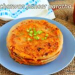 Schezwan paneer paratha