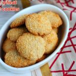 Whole wheat coconut cookies