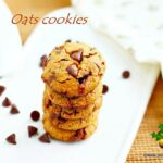 Oats choco chip cookies