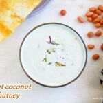 Coconut peanut chutney