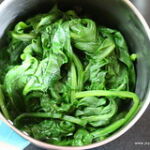 Blanched palak
