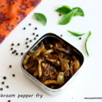 Mushroom-pepper-fry