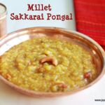 Millet-sakkarai pongal