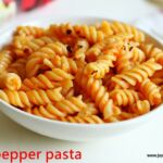 Roasted-Bell pepper pasta