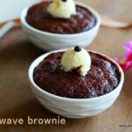 microwave-chocolate brownie