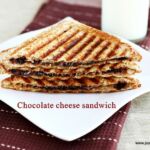 chocolate-cheese sandwich