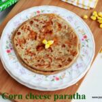 corn-cheese paratha