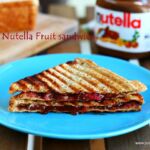 nutella-banana sandwich