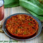 Cauliflower peas paratha