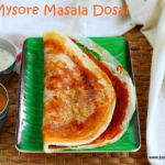 mysore masala dosa