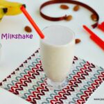 Banana almond milkshake