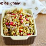 Roasted moong dal chaat