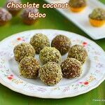 Chocolate coconut ladoo