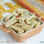 pasta in white sauce 3