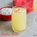 Orange barley water