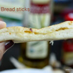 Garlic bread stick step