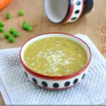 carrot and peas soup