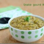 snake gourd kootu