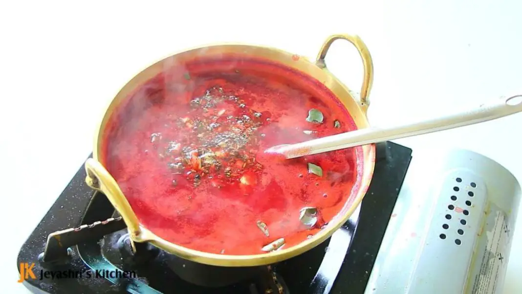 Beetroot Rasam recipe - Jeyashri's Kitchen