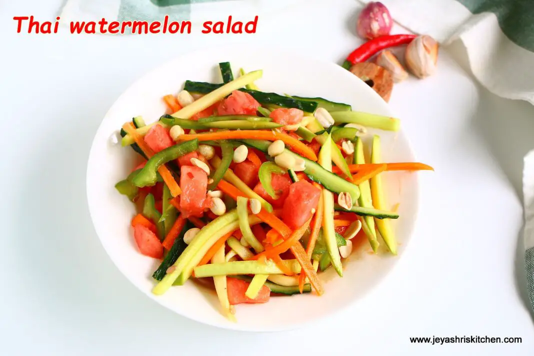 Thai watermelon salad