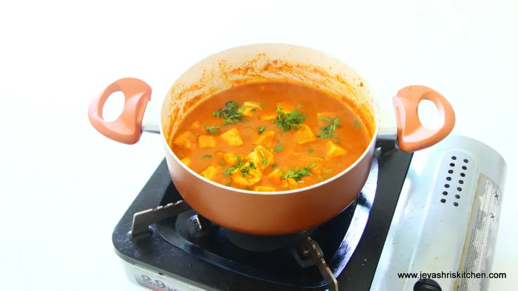 mango paneer curry recipe