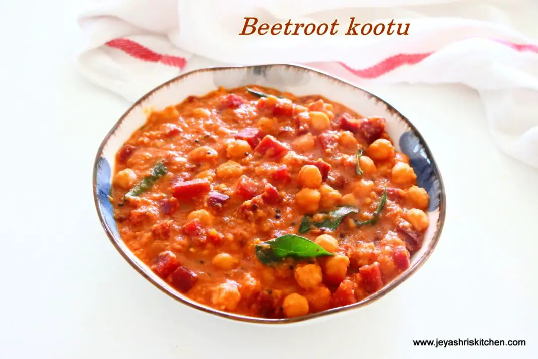 Beetroot kootu recipe