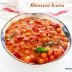 Beetroot kootu recipe