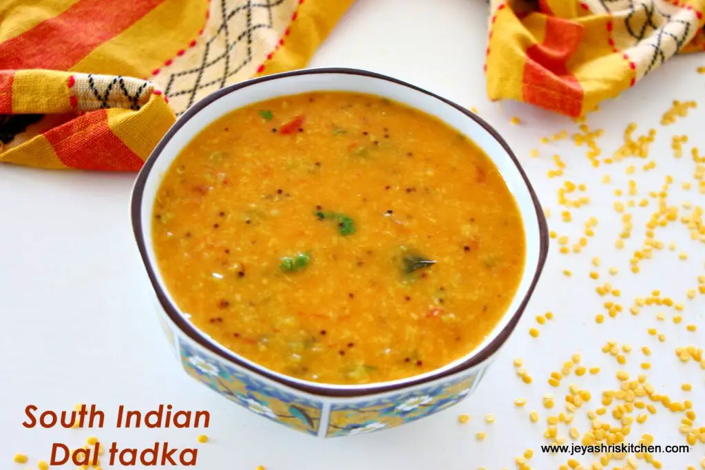 South Indian dal tadka