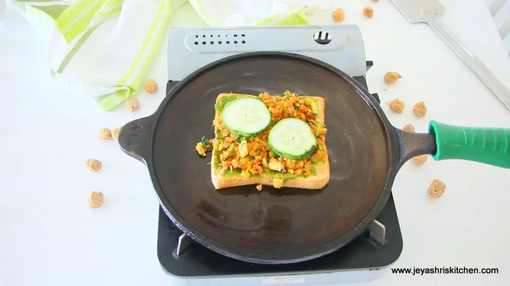 soya keema sandwich recipe